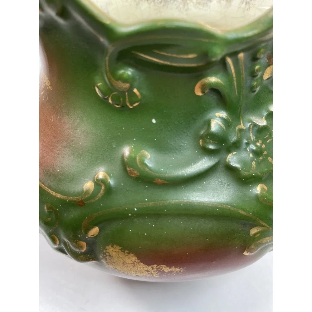 Vintage Haynes Balts 22‎ red green and gold accents Pitcher